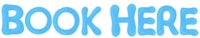 a blue book here logo on a white background
