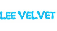 the word lee velvet on a white background